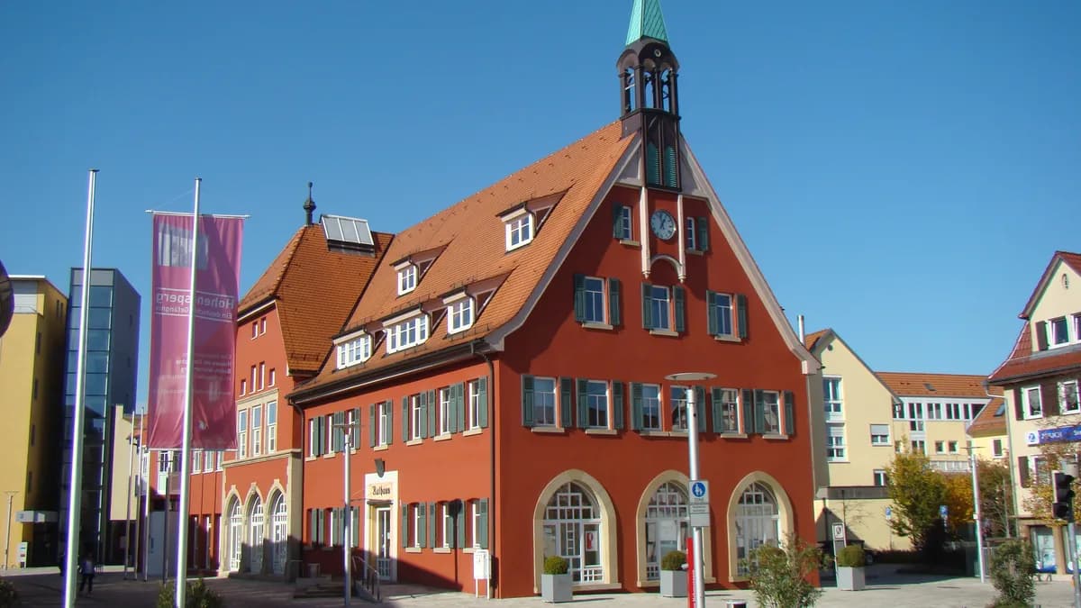 Stadtansicht von Asperg