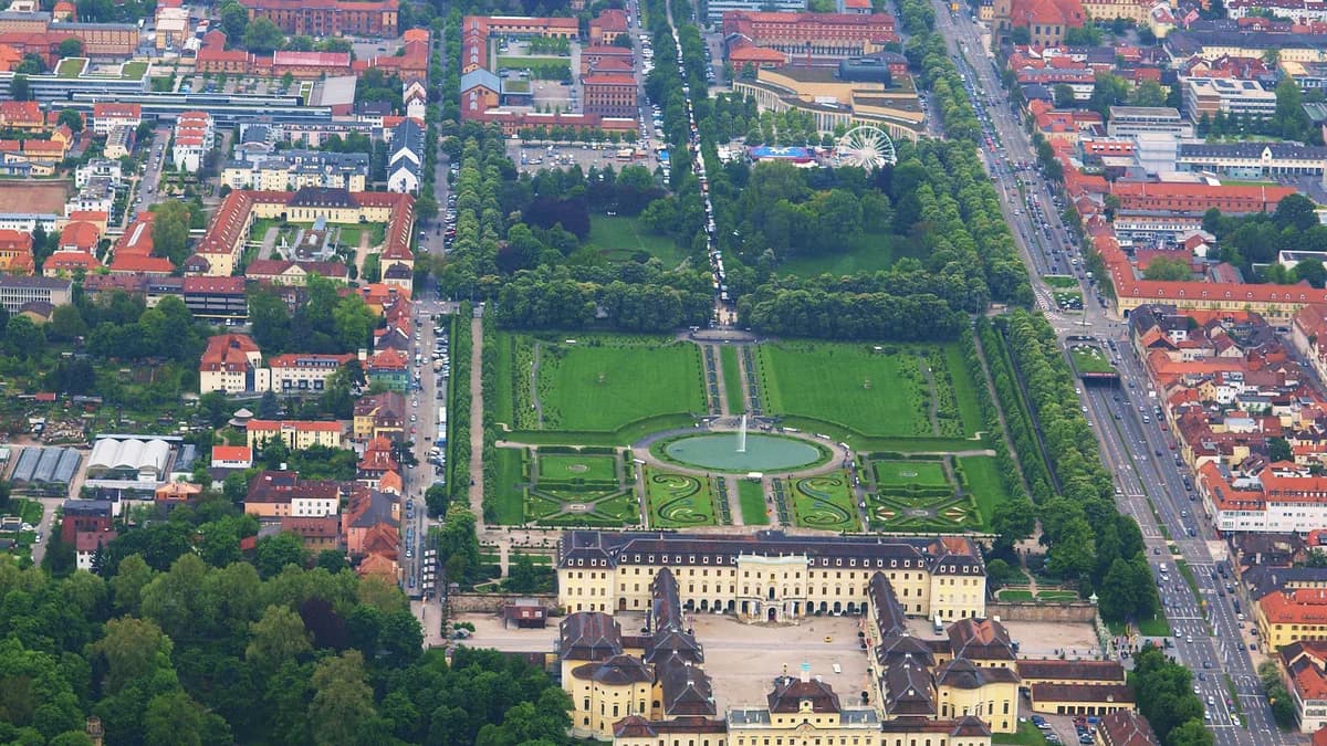 Stadtansicht von Ludwigsburg