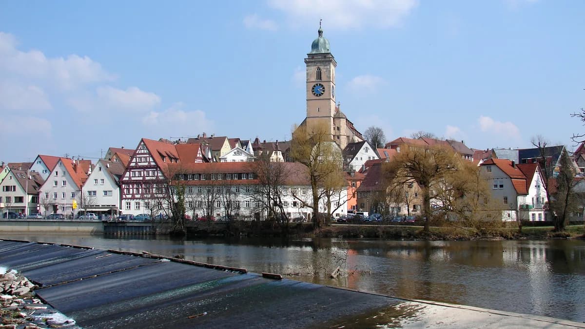 Stadtansicht von Nürtingen