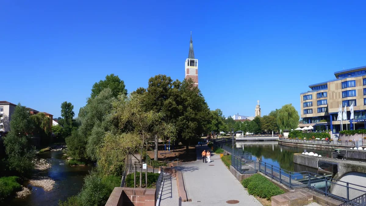 Stadtansicht von Pforzheim