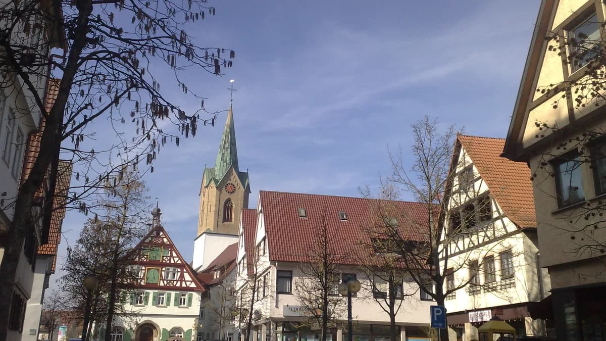 Stadtansicht von Renningen