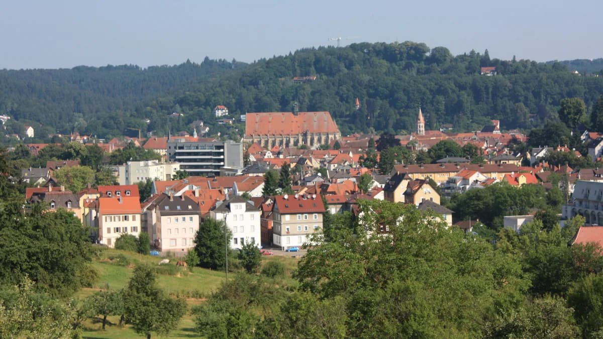 Stadtansicht von Schwäbisch Gmünd