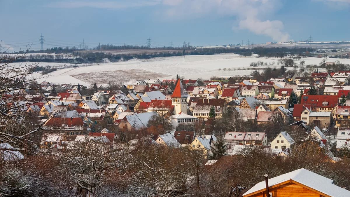 Stadtansicht von Steinheim an der Murr