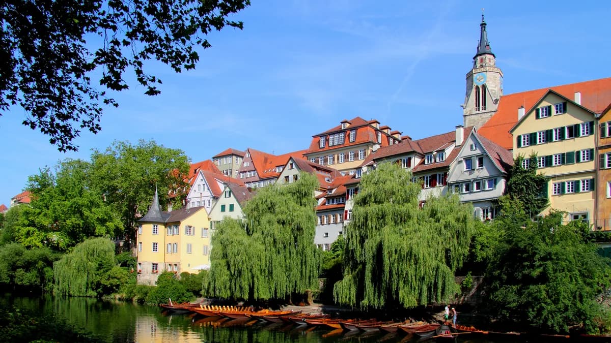 Stadtansicht von Tübingen
